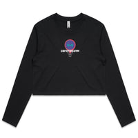 Thumbnail for CBF @the Gym Locale Long Sleeve Crop Tee