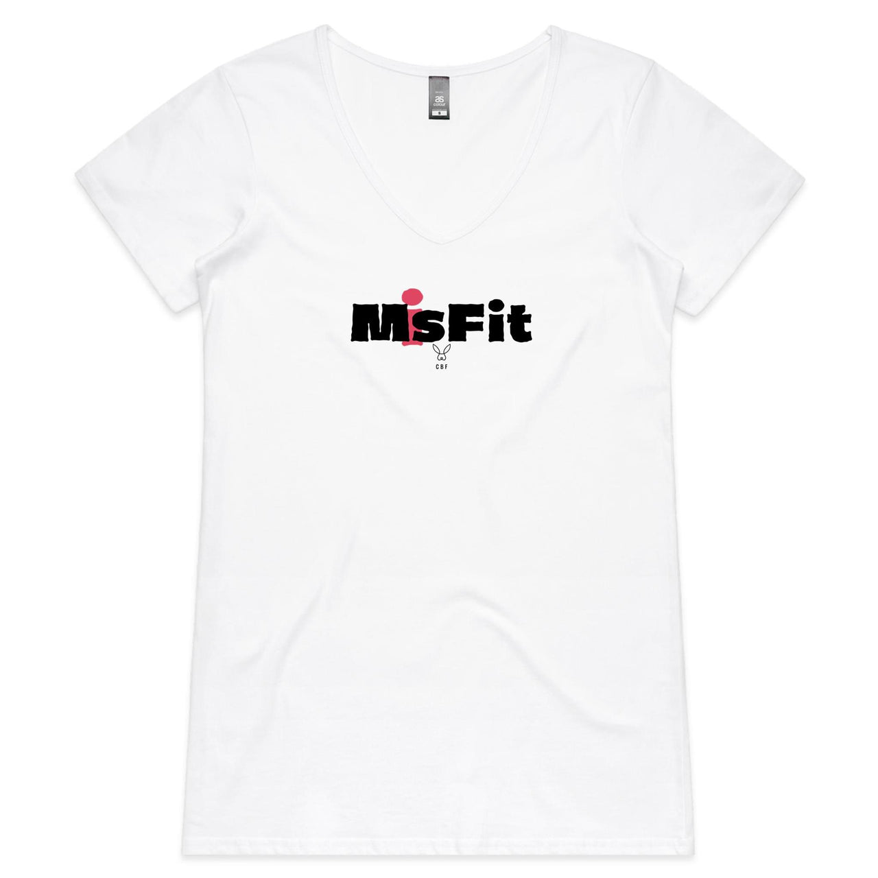 CBF Misfit Womens V-Neck T-Shirt