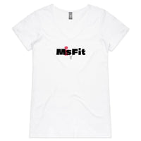 Thumbnail for CBF Misfit Womens V-Neck T-Shirt