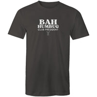 Thumbnail for CBF Bah Humbug Christmas Crew T-Shirt grey
