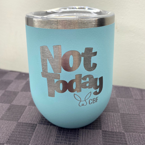 Not Today Stainless Steel Wine Tumbler