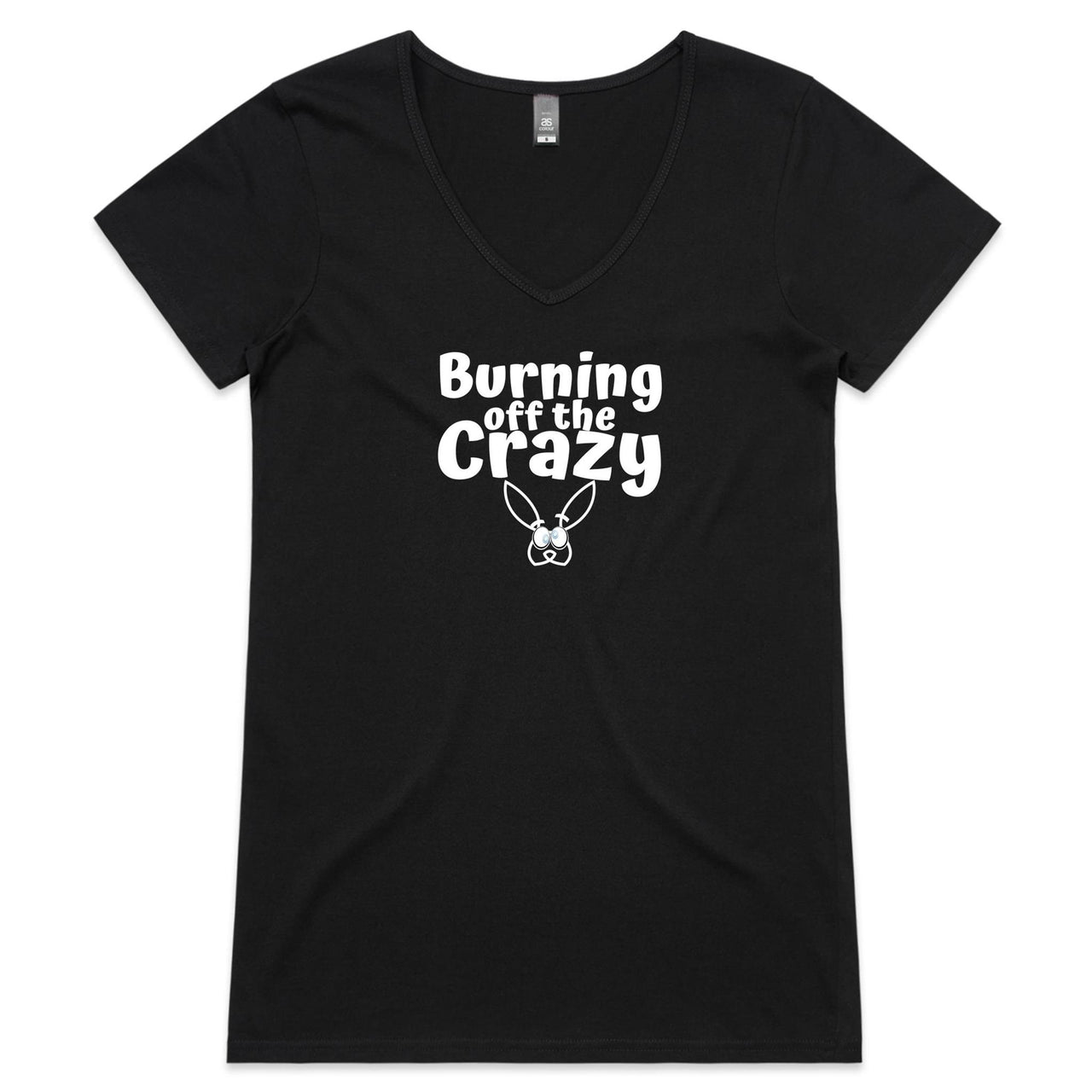 CBF Burning off the Crazy V-Neck T-Shirt