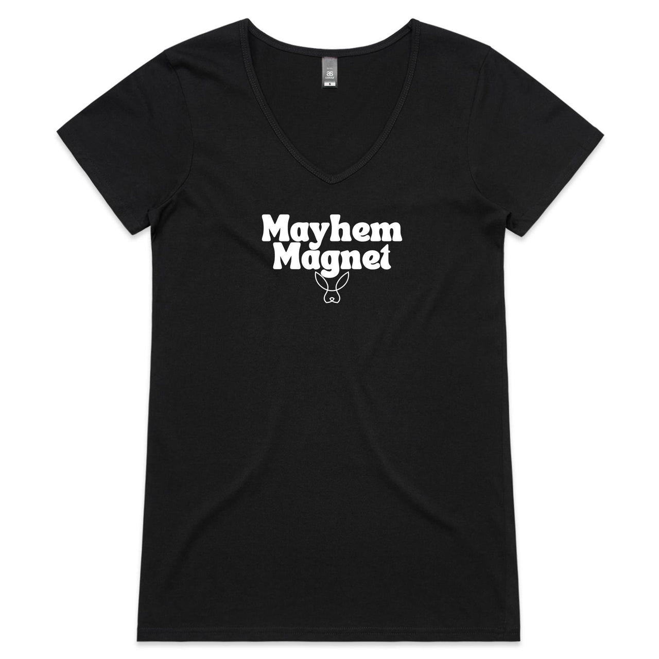 CBF Mayhem Magnet Womens V-Neck T-Shirt
