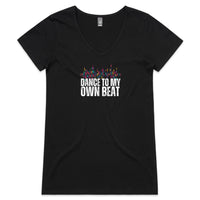 Thumbnail for CBF Dancing to my own Beat V-Neck T-Shirt