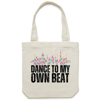 Thumbnail for CBF Dance to My Own Beat Canvas Tote Bag