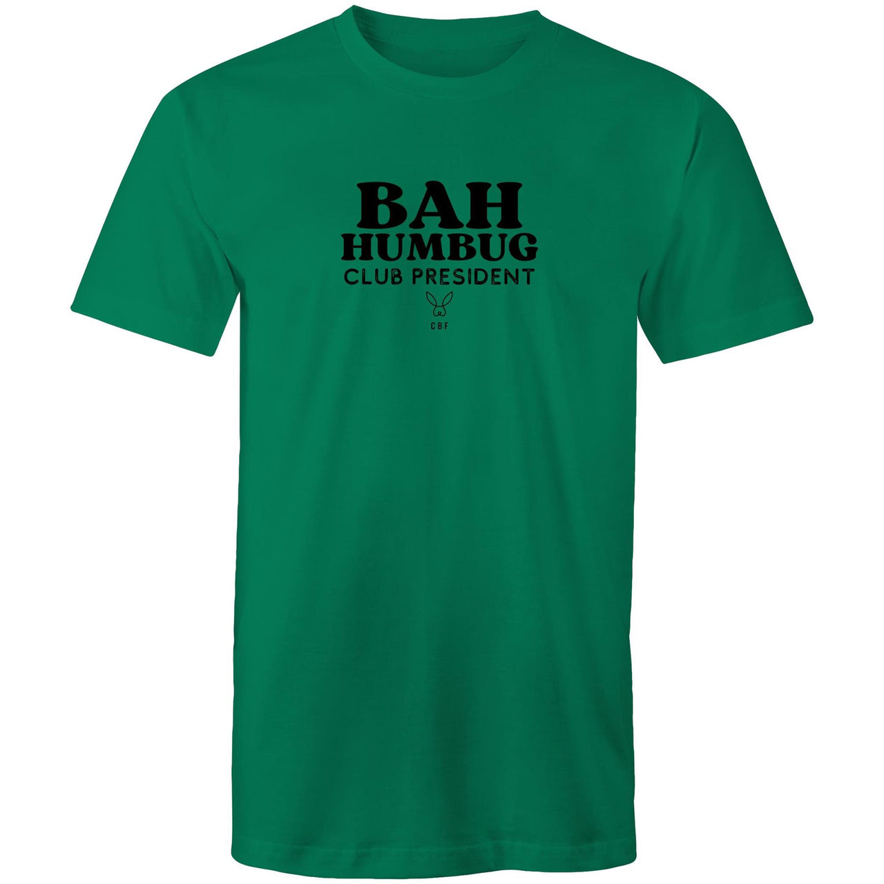 CBF Bah Humbug Christmas Crew T-Shirt green