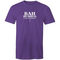 Thumbnail for CBF Bah Humbug Christmas Crew T-Shirt purple