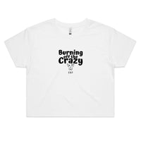 Thumbnail for CBF Burning off the Crazy Crop Tee