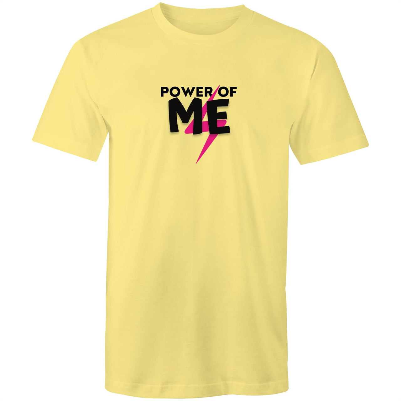 CBF Power of Me Crew T-Shirt yellow by CBF Clothing