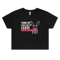 Thumbnail for Turn Up crop tee by CBF Clothing