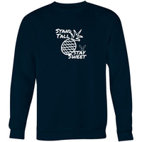 Thumbnail for Stand Tall Crew Sweatshirt Navy by CBF Clothing