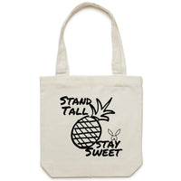 Thumbnail for Stand Tall Canvas Tote Bag by CBFitwwear