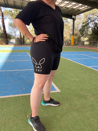 Thumbnail for CBF Ultra High Waisted Workout Shorts with Pockets