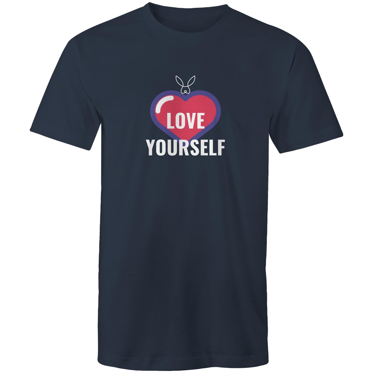 Love Yourself Crew T-Shirt by CBF Clothing Navy