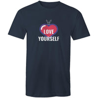 Thumbnail for Love Yourself Crew T-Shirt by CBF Clothing Navy