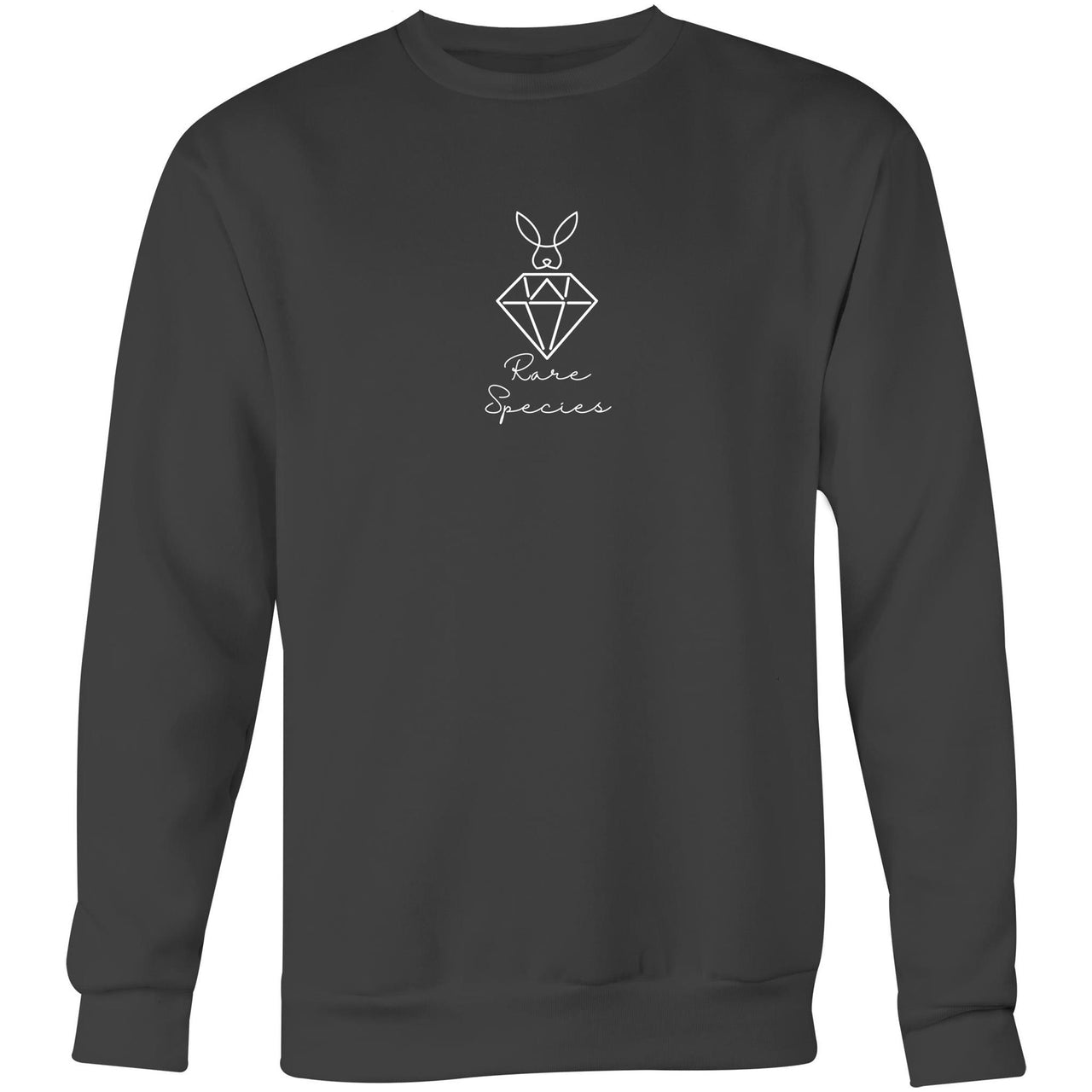 CBF Rare Species Crew Sweatshirt charcoal by CBF Clothing