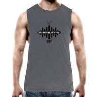 Thumbnail for Not Me it's You Tank Top Tee by CBF Clothing in Grey