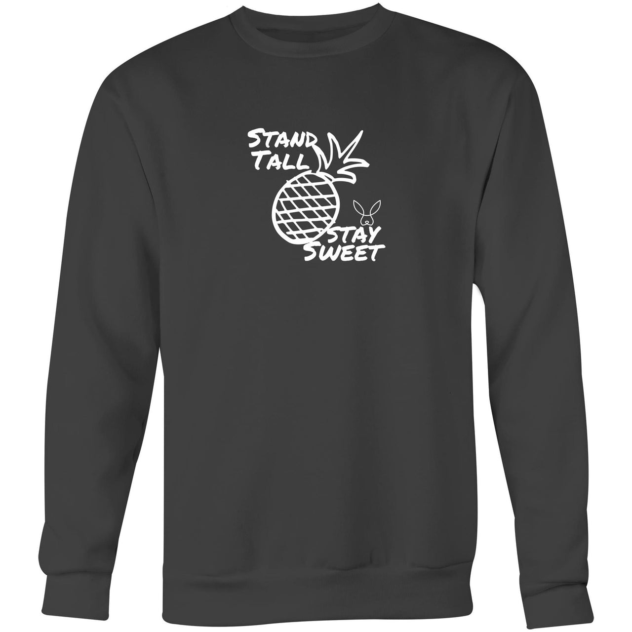 Stand Tall Crew Sweatshirt charcoal by CBF Clothing