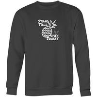 Thumbnail for Stand Tall Crew Sweatshirt charcoal by CBF Clothing
