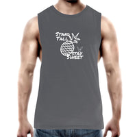 Thumbnail for Stand Tall Tank Top Tee by CBF Clothing in Charcoal