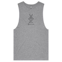 Thumbnail for CBF Rare Species Tank Top Tee grey marle by CBF Clothing