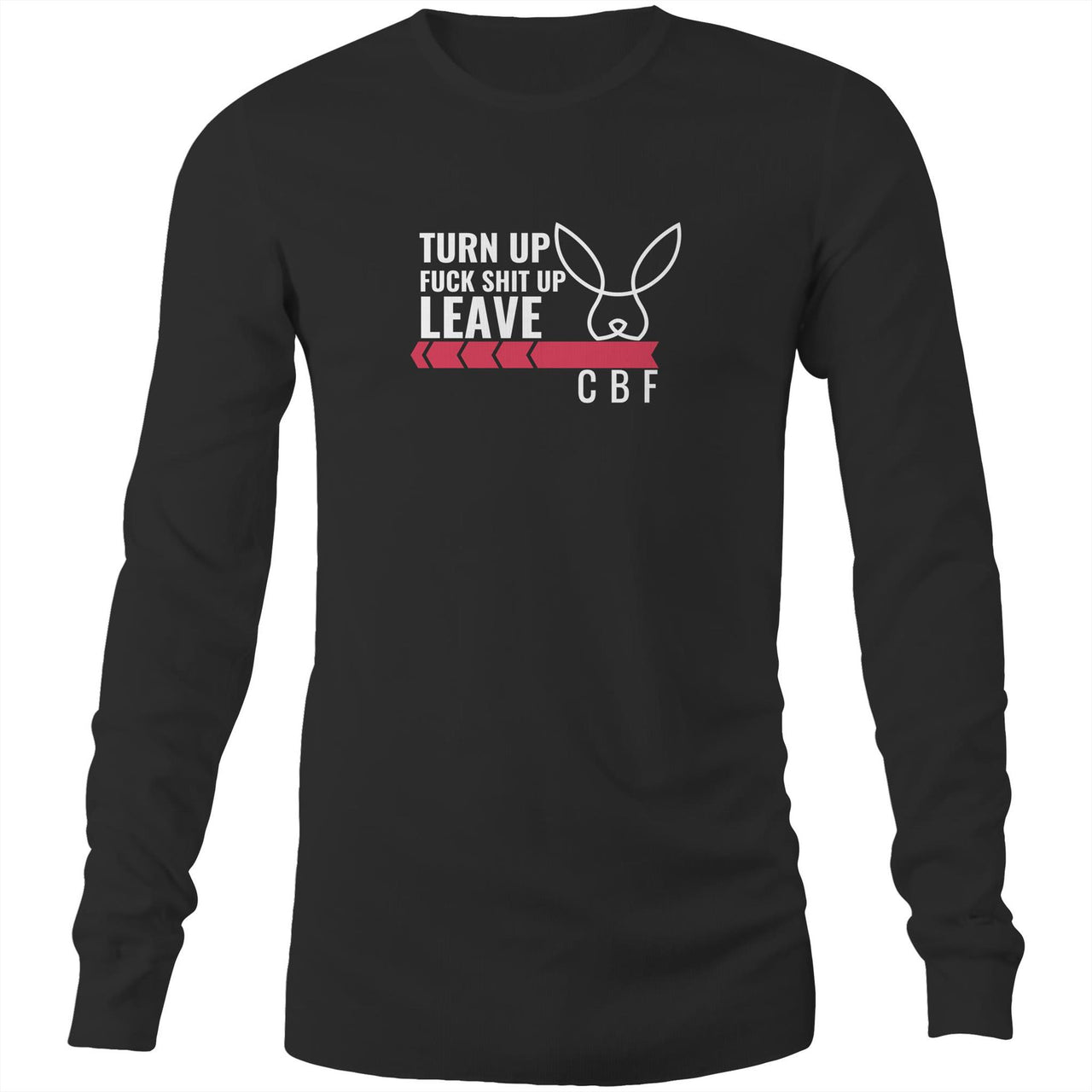 Turn Up Long Sleeve T-Shirt by CBF Clothing