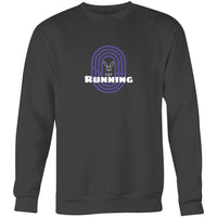 Thumbnail for CBF Running Crew Sweatshirt Dark Grey by CBF Clothing