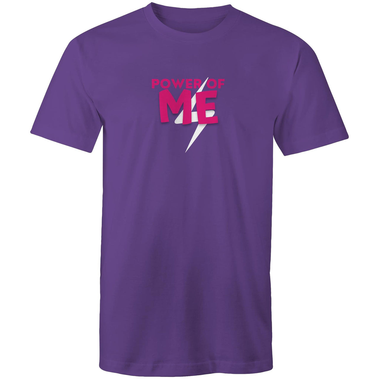 CBF Power of Me Crew T-Shirt purple by CBF Clothing