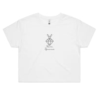 Thumbnail for CBF Rare Species Crop Tee white by CBF Clothing