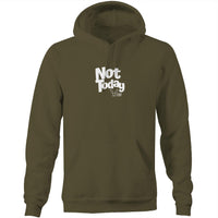 Thumbnail for CBF Not Today Pocket Hoodie Sweatshirt army green by CBF Clothing