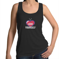 Thumbnail for Love Yourself Singlet by CBF Clothing Black