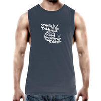 Thumbnail for Stand Tall Tank Top Tee by CBF Clothing in Navy