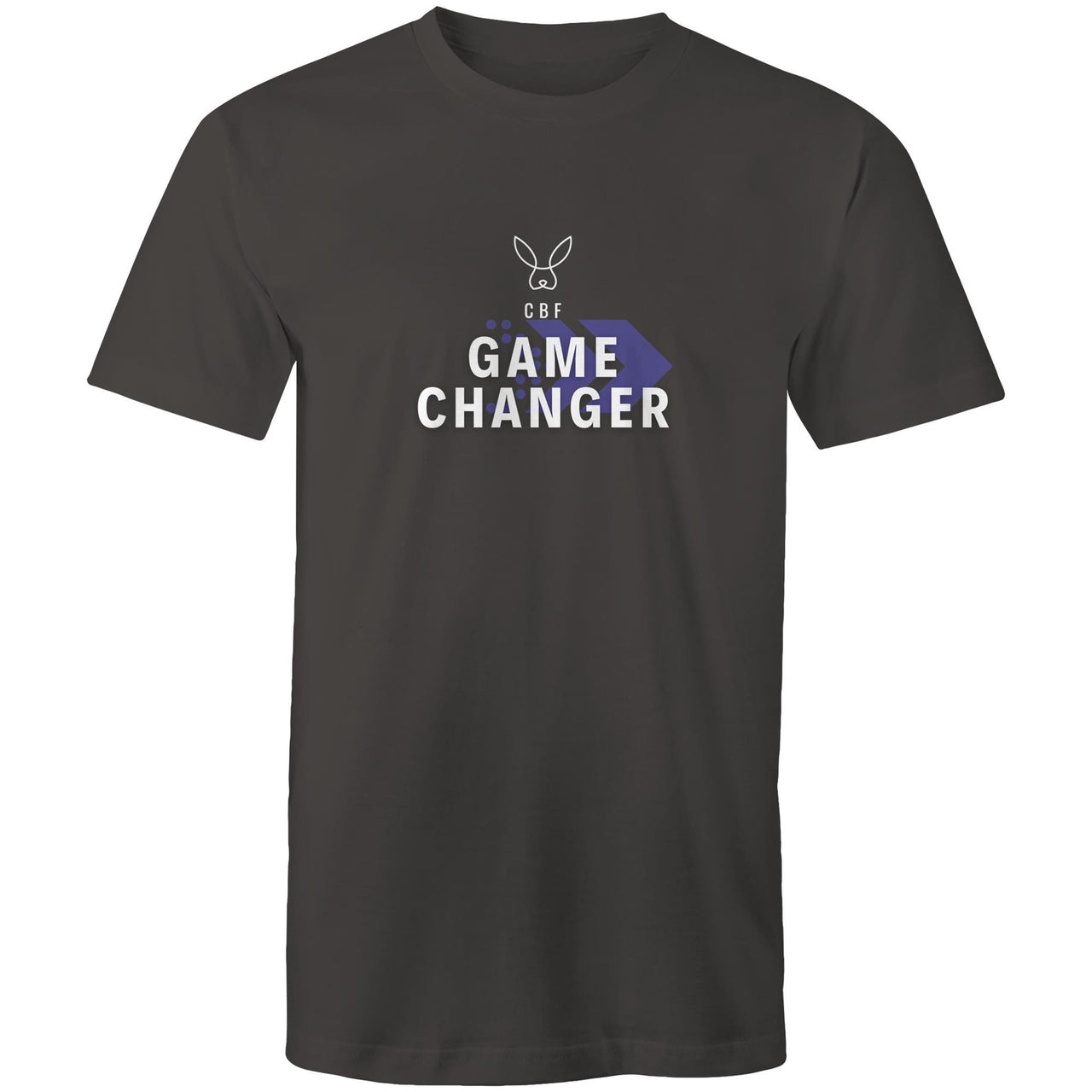 CBF Game Changer Unisex Mens Womens Crew T-Shirt charcoal by CBF Clothing