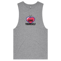 Thumbnail for Love Yourself Tank Top Tee muscle tee grey