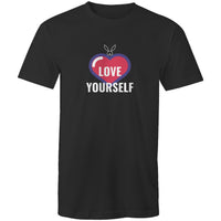 Thumbnail for Love Yourself Crew T-Shirt by CBF Clothing Black