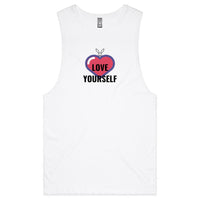 Thumbnail for Love Yourself Tank Top Tee muscle tee white