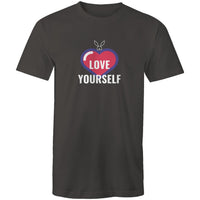 Thumbnail for Love Yourself Crew T-Shirt by CBF Clothing Graphite