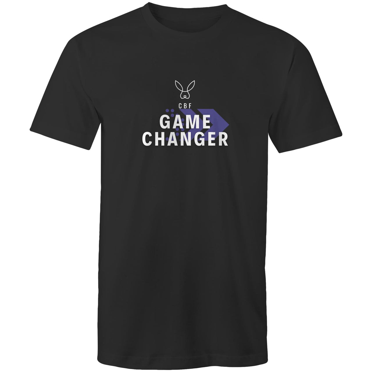 CBF Game Changer Unisex Mens Womens Crew T-Shirt Black by CBF Clothing