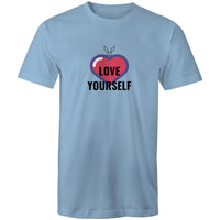 Thumbnail for Love Yourself Crew T-Shirt by CBF Clothing Blue