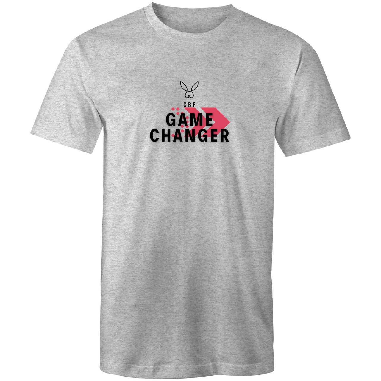 CBF Game Changer Unisex Mens Womens Crew T-Shirt grey marle by CBF Clothing