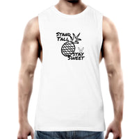 Thumbnail for Stand Tall Tank Top Tee by CBF Clothing in White