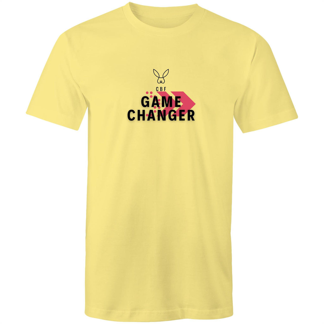 CBF Game Changer Unisex Mens Womens Crew T-Shirt lemon by CBF Clothing