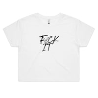 Thumbnail for F$ck It Crop Tee By CBF Clothing