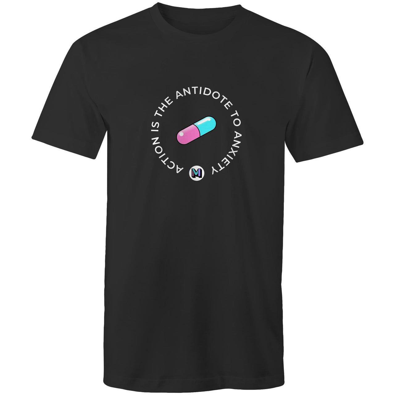 Antidote Crew T-Shirt | The Misfit Hub Black