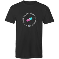 Thumbnail for Antidote Crew T-Shirt | The Misfit Hub Black